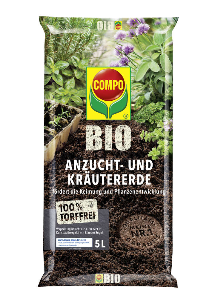 COMPO BIO Anzucht- und Kräutererde torffrei